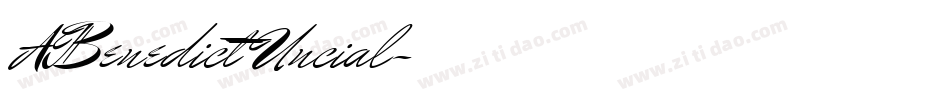 AIBenedict Uncial字体转换